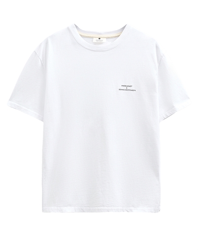 ANERKJENDT - AKVillads AXDK9 T-Shirt - Bright White
